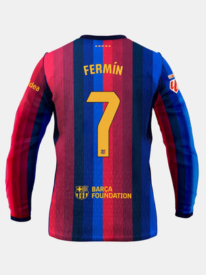 FERMÍN | La Liga Maillot homme domicile 26/27 FC Barcelona - Manches longues