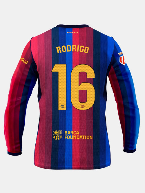 RODRIGO | La Liga メンズ ホームユニフォーム 26/27 FC Barcelona