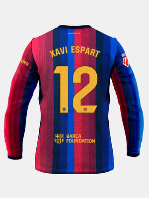 XAVI ESPART | Maillot homme domicile La Liga FC Barcelona 26/27 à manches longues