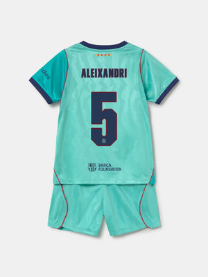 ALEIXANDRI | Kleine Kinder-Third-Set 26/27 FC Barcelona