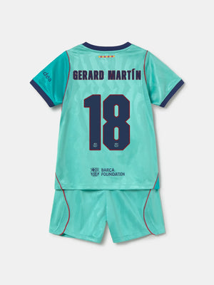 GERARD MARTIN | Conjunto niño/a pequeño/a tercera equipación 26/27 FC Barcelona