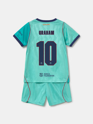 GRAHAM | Conjunt nen/a petit/a tercer equipament 26/27 FC Barcelona