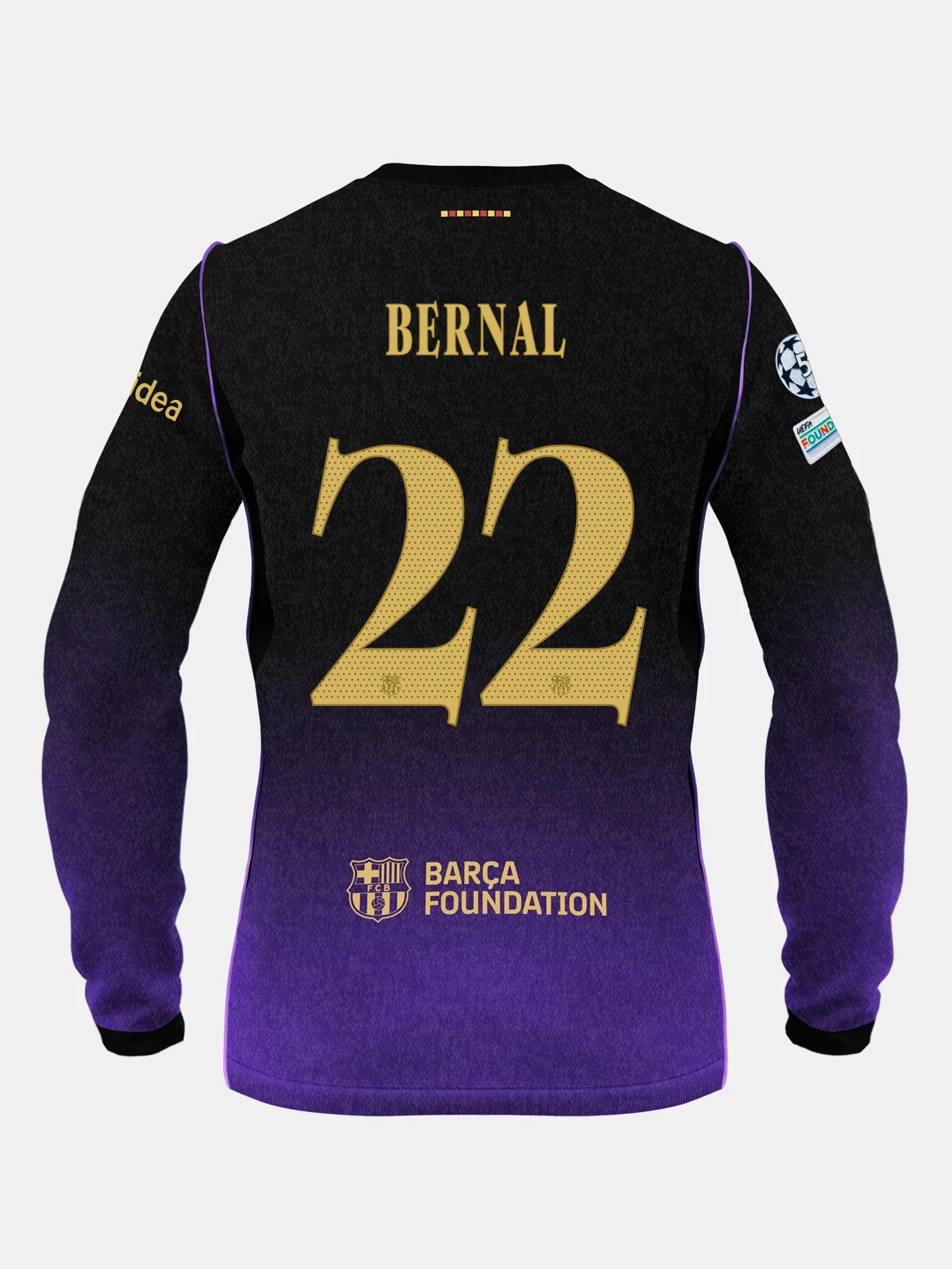 MARC BERNAL | UCL Camiseta hombre segunda equipación FC Barcelona x Kobe Bryant 26/27 - Long Sleeve