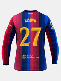 BISIWU | UCL Men's home jersey FC Barcelona - Long Sleeve 26/27