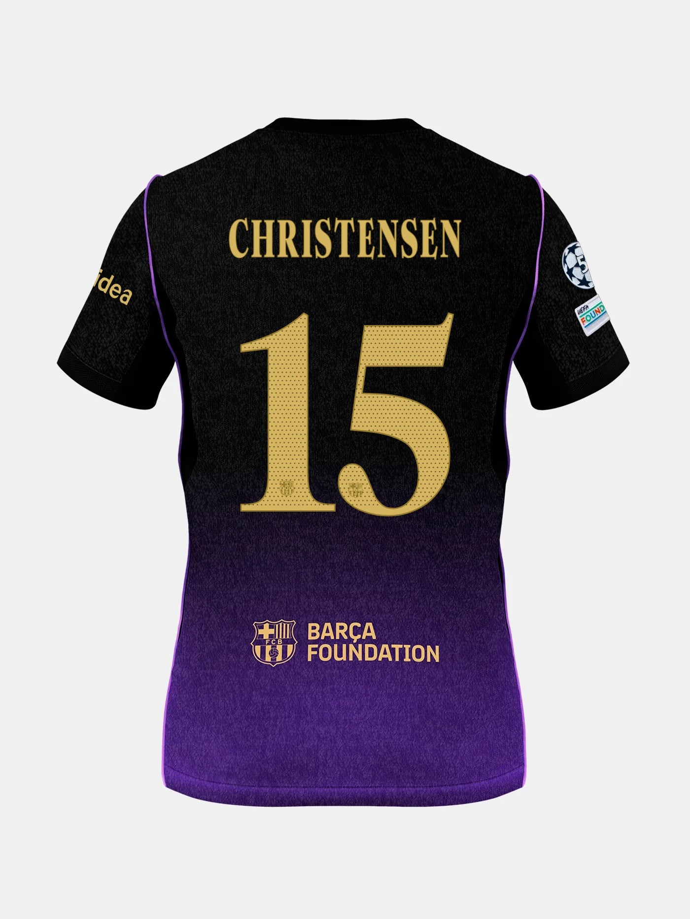 CHRISTENSEN | UCL Camiseta junior segunda equipación 26/27 FC Barcelona x Kobe Bryant - Edición Jugador