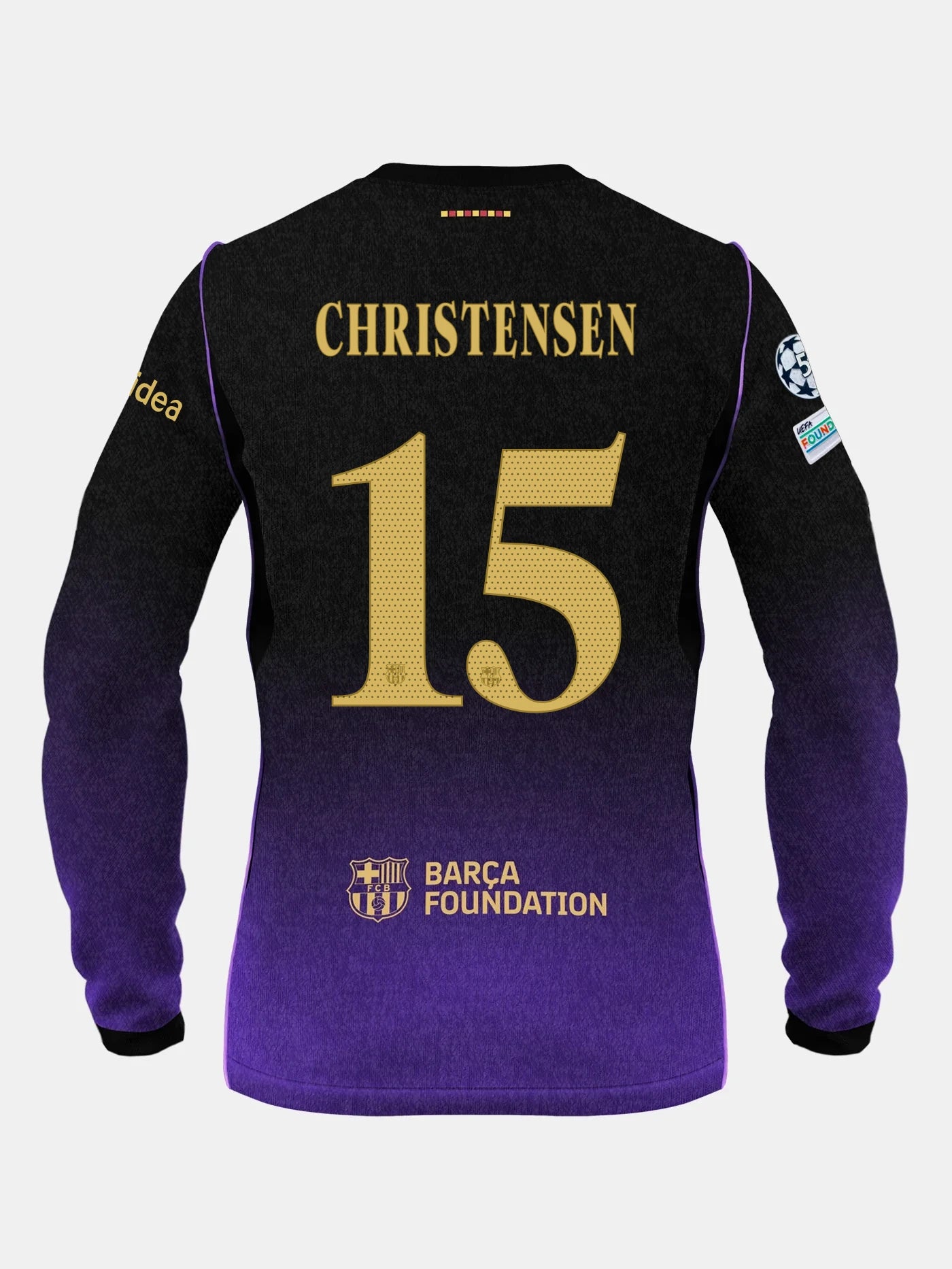 CHRISTENSEN | UCL Camiseta hombre segunda equipación FC Barcelona x Kobe Bryant 26/27 - Long Sleeve