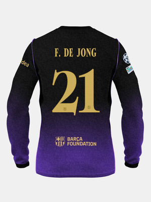 DE JONG | UCL Camiseta hombre segunda equipación FC Barcelona x Kobe Bryant 26/27 - Long Sleeve