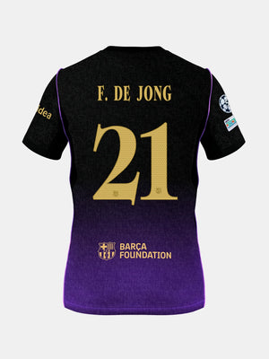 DE JONG | UCL Maillot extérieur junior 26/27 FC Barcelona x Kobe Bryant - Édition Joueur