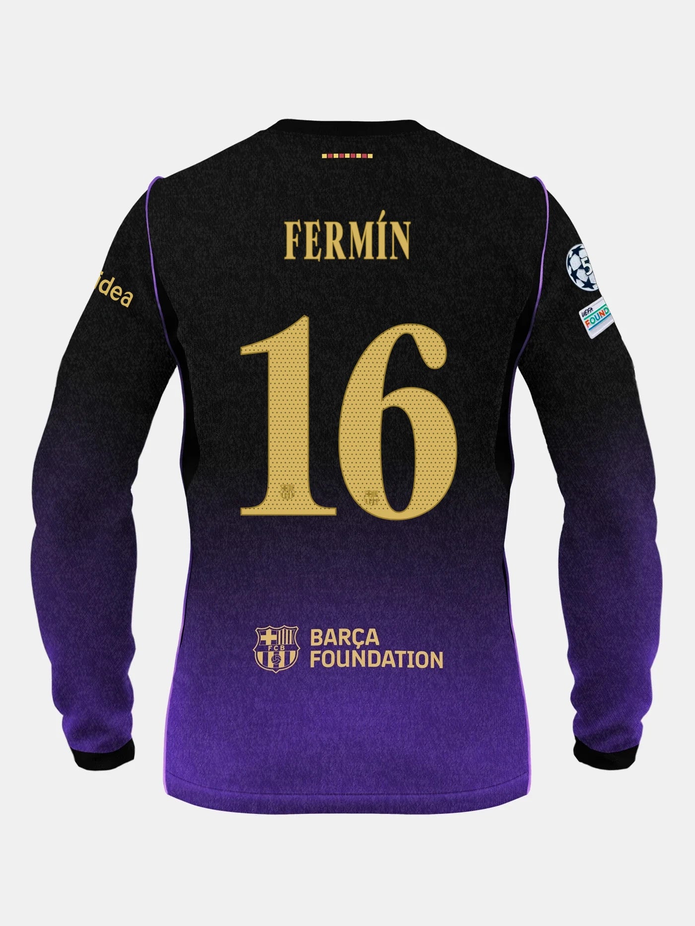 FERMÍN | UCL Samarreta home segon equipament FC Barcelona x Kobe Bryant 26/27 - Long Sleeve