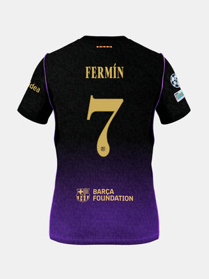 FERMÍN | UCL Camiseta hombre segunda equipación 26/27 FC Barcelona x Kobe Bryant