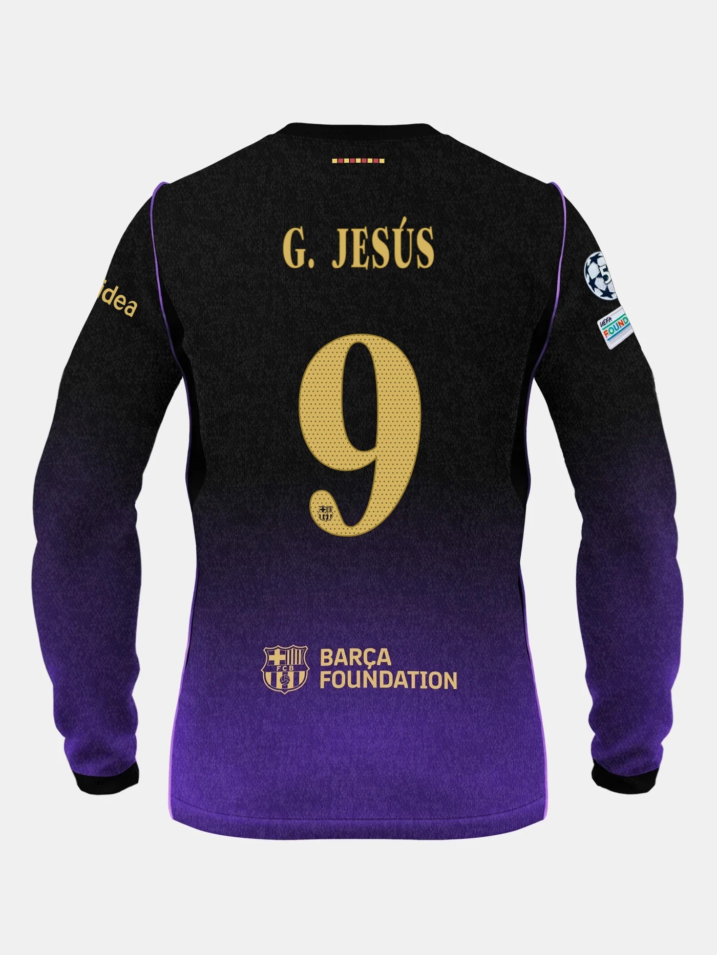 GABRIEL JESUS | UCL Mens away jersey FC Barcelona x Kobe Bryant 26/27 - Long Sleeve