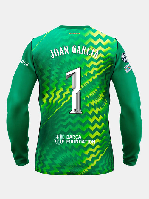 FCバルセロナ　ジョアンガルシア　ユニフォーム JOAN GARCIA | UCL ジュニア ホームゴールキーパーユニフォーム 26/27