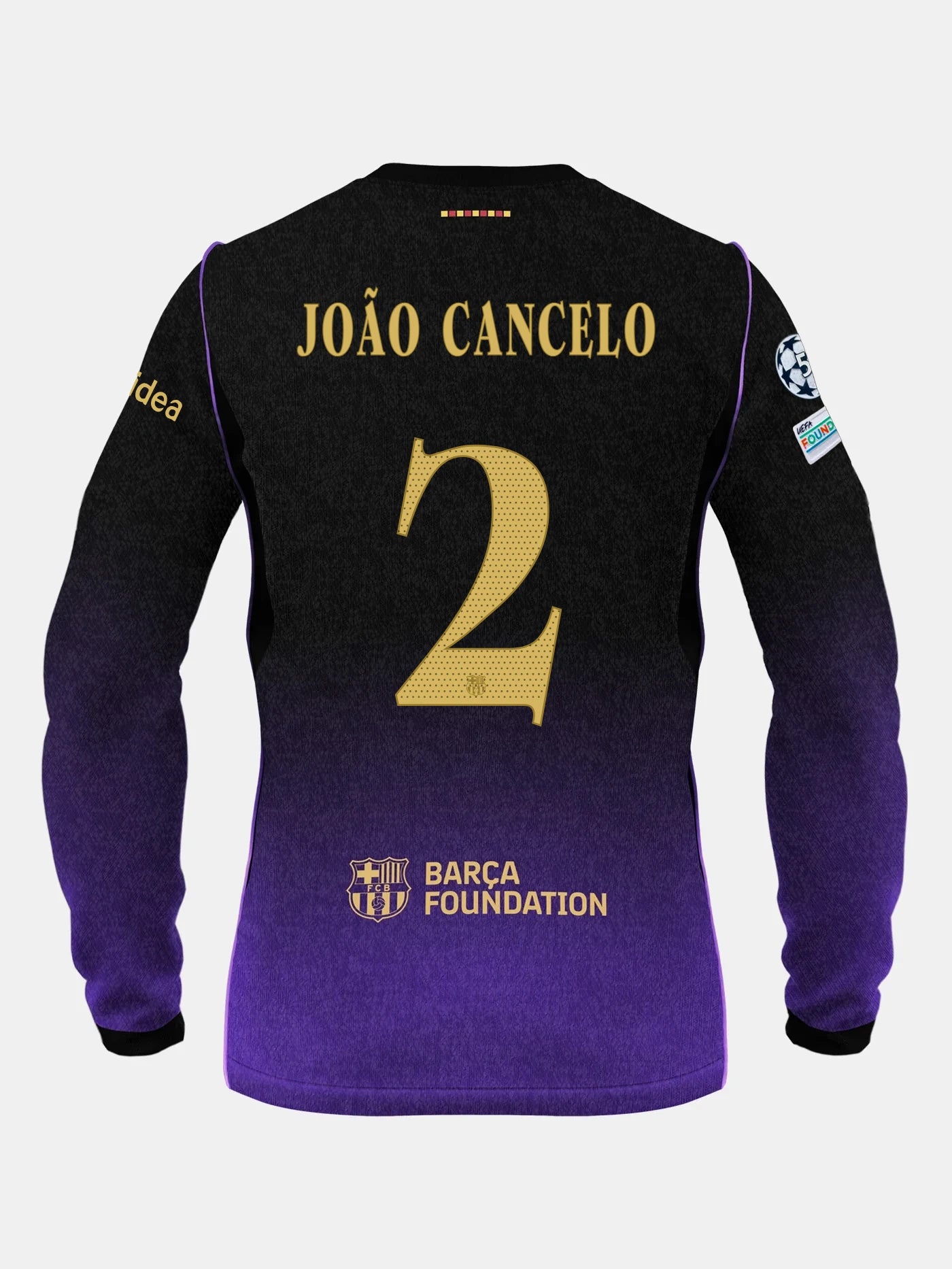 JOÃO CANCELO | UCL Samarreta home segon equipament FC Barcelona x Kobe Bryant 26/27 - Long Sleeve