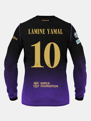 LAMINE YAMAL | UCL Camiseta hombre segunda equipación FC Barcelona x Kobe Bryant 26/27 - Long Sleeve