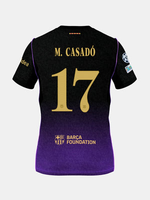 M. CASADÓ | UCL Junior away jersey 26/27 FC Barcelona x Kobe Bryant - Player Edition