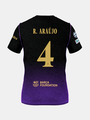 R. ARAUJO | UCL Maillot extérieur junior 26/27 FC Barcelona x Kobe Bryant - Édition Joueur