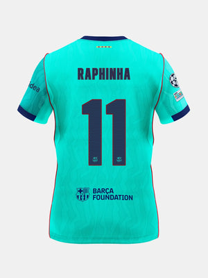 RAPHINHA | UCL Junior third jersey 26/27 FC Barcelona - Player Edition
