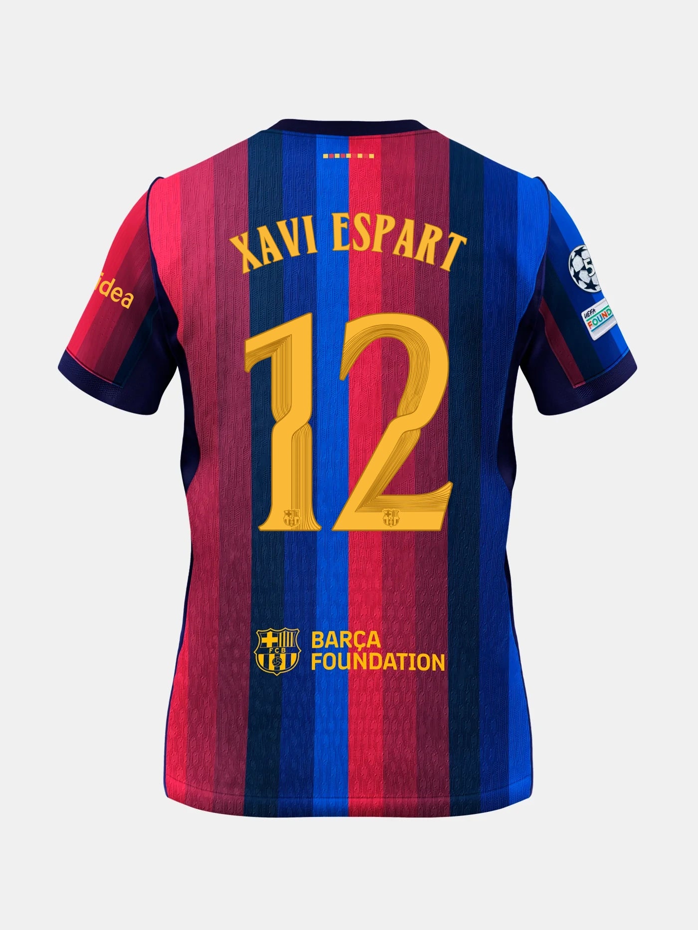 XAVI ESPART | UCL Junior's home jersey 26/27 FC Barcelona - Player Edition