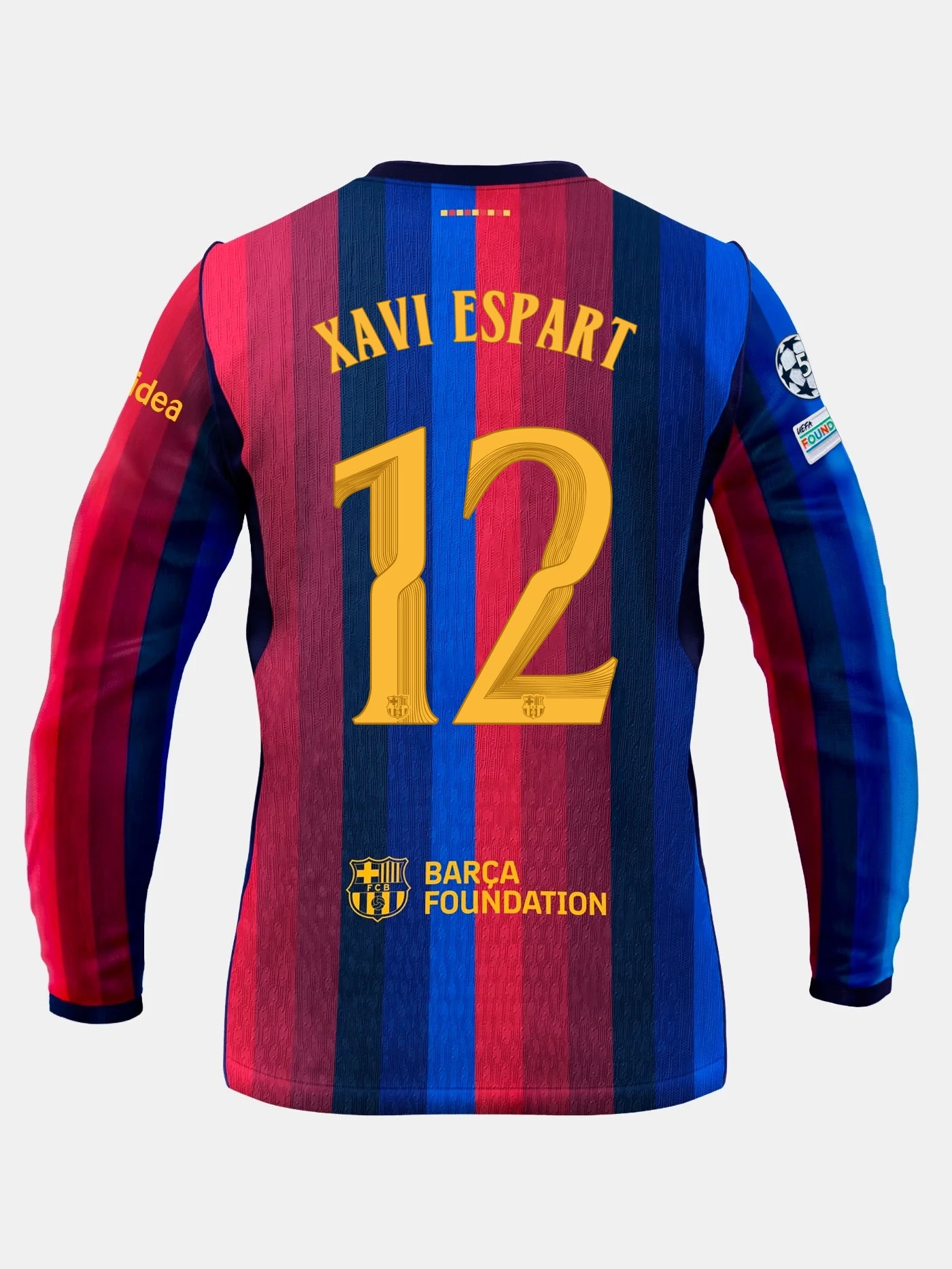 XAVI ESPART | UCL Men's home jersey 26/27 FC Barcelona - Long Sleeve