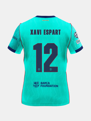 XAVI ESPART | UCL Junior third jersey FC Barcelona - Player Edition 26/27