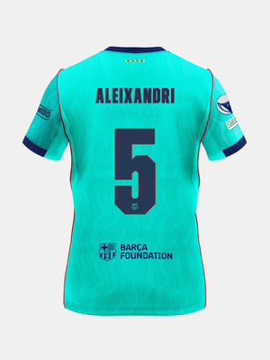 ALEIXANDRI | UWCL Camiseta mujer tercera equipación 26/27 FC Barcelona - Edición Jugador
