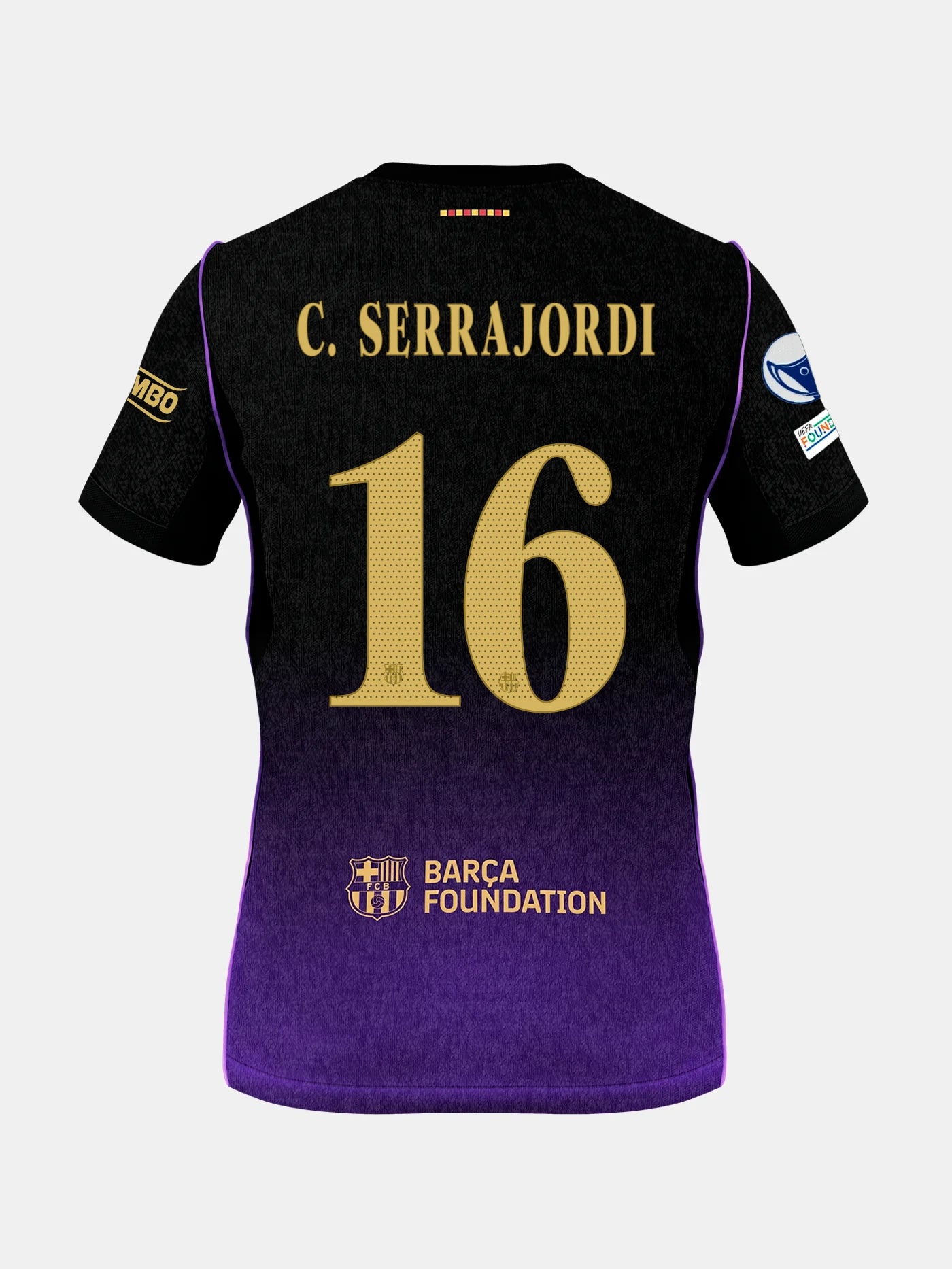 SERRAJORDI | UWCL Camiseta mujer segunda equipación 26/27 FC Barcelona x Kobe Bryant - Edición Jugador