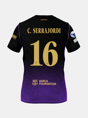 SERRAJORDI | UWCL Camiseta mujer segunda equipación 26/27 FC Barcelona x Kobe Bryant - Edición Jugador