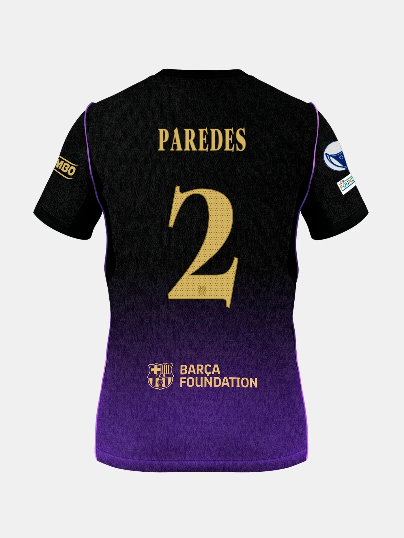 PAREDES | UWCL Camiseta mujer segunda equipación 26/27 FC Barcelona x Kobe Bryant - Edición Jugador