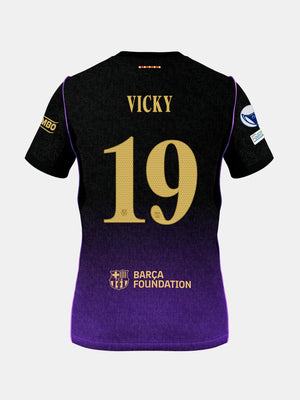 VICKY | UWCL Camiseta mujer segunda equipación 26/27 FC Barcelona x Kobe Bryant - Edición Jugador
