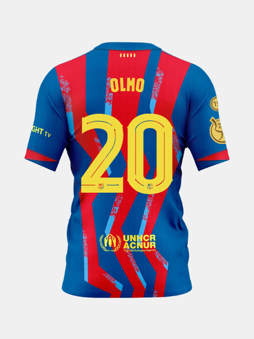 DANI OLMO | SUPERCOPA Men's fourth jersey 25/26 FC Barcelona