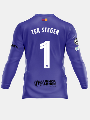 TER STEGEN | UCL Men's goalkeeper away jersey 25/26 FC Barcelona x