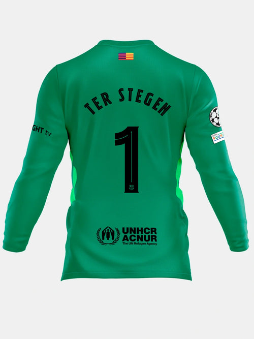 FC Barcelona TER STEGENユニフォームSサイズ Ter Stegen FC Barcelona Junior Goalkeeper UCL – Barça Official Store