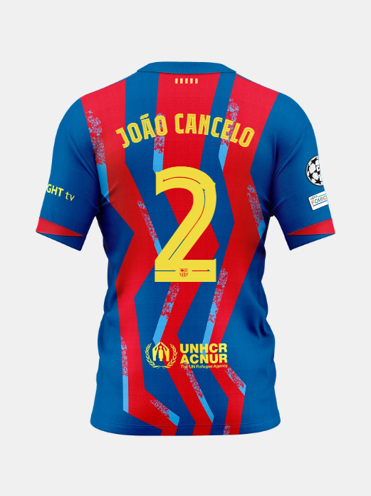JOÃO CANCELO | UCL Junior fourth jersey 25/26 FC Barcelona