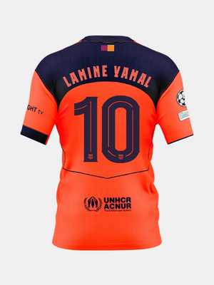 LAMINE YAMAL | UCL Junior third jersey 25/26 FC Barcelona T90