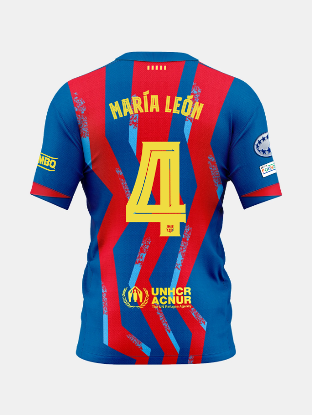 MARÍA LEÓN | UWCL Viertes Trikot Dammen 25/26 FC Barcelona