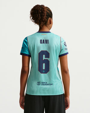 GAVI | UCL Camiseta mujer tercera equipación 26/27 FC Barcelona