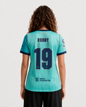 ROONY | UCL Camiseta mujer tercera equipación 26/27 FC Barcelona