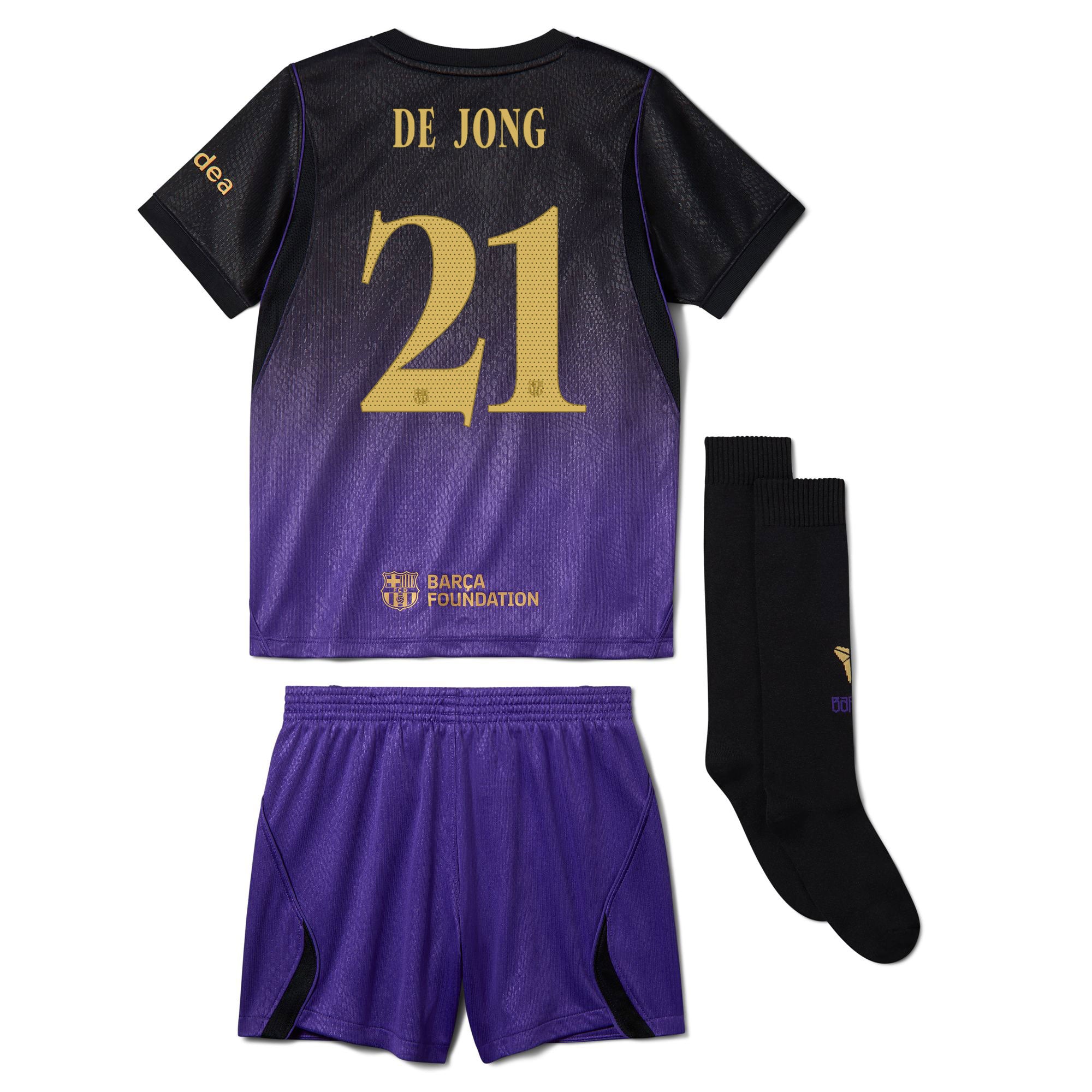 DE JONG | Younger kids away kit 26/27 FC Barcelona x Kobe Bryant
