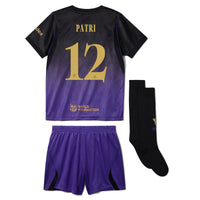 PATRI | Conjunto niño/a pequeño/a segunda equipación 26/27 FC Barcelona x Kobe Bryant
