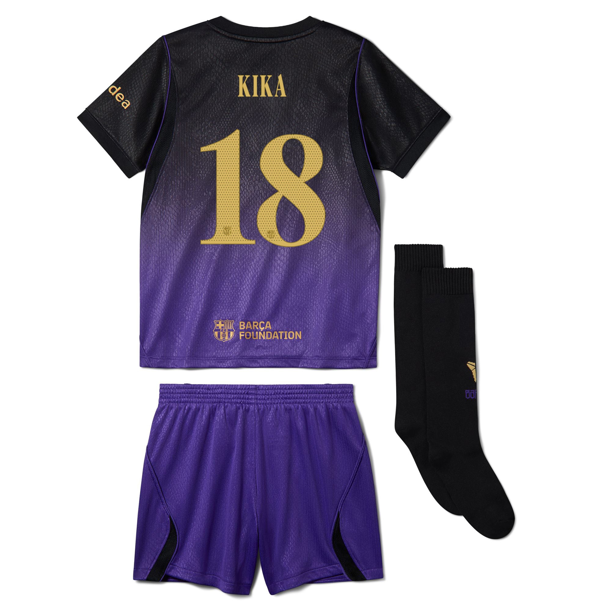 KIKA | Conjunt infantil segon equipament 26/27 FC Barcelona x Kobe Bryant