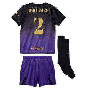 JOÃO CANCELO | Younger kids away kit 26/27 FC Barcelona x Kobe Bryant