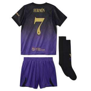 FERMÍN | Conjunto niño/a pequeño/a segunda equipación 26/27 FC Barcelona x Kobe Bryant