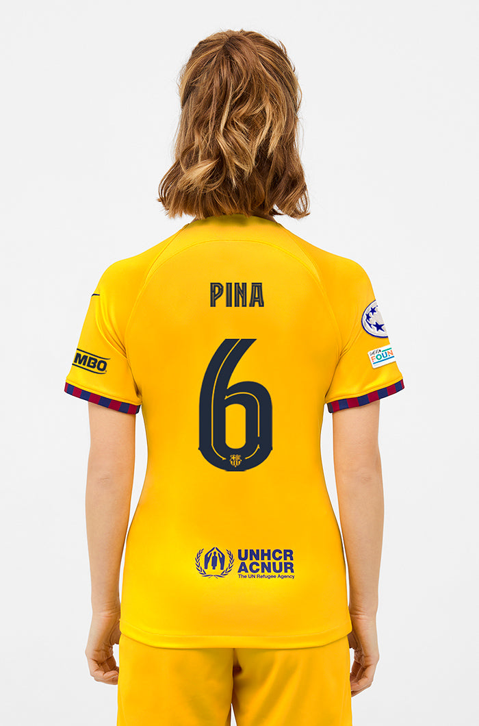 UWCL - Camiseta 4ª equipación FC Barcelona 22/23 - Mujer - PINA