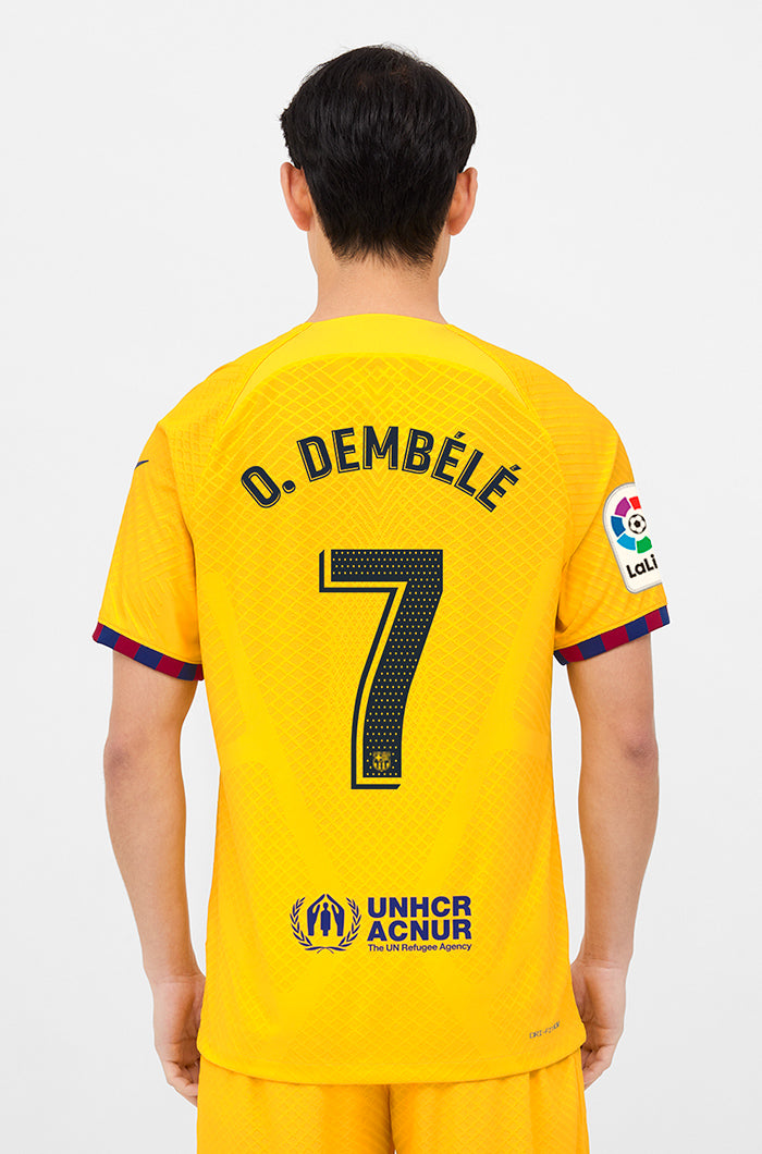 LFP - Camiseta 4ª equipación FC Barcelona 22/23 Edición Jugador - O. DEMBÉLÉ