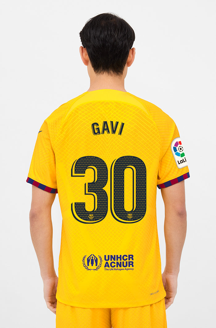 LFP - Camiseta 4ª equipación FC Barcelona 22/23 Edición Jugador - GAVI