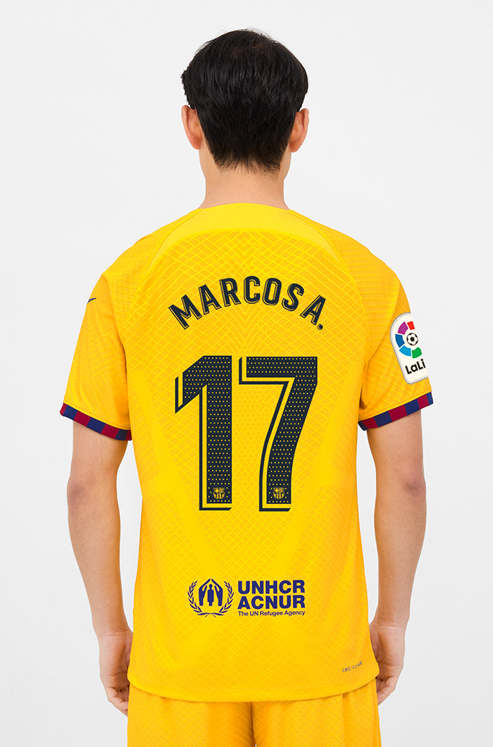 LFP - Camiseta 4ª equipación FC Barcelona 22/23 Edición Jugador - MARCOS A.