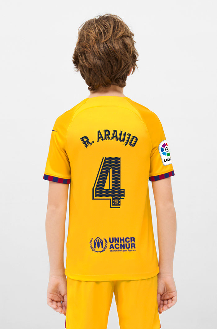 LFP - Set 4 Kit FC Barcelona 22/23 - Junior - R. ARAUJO