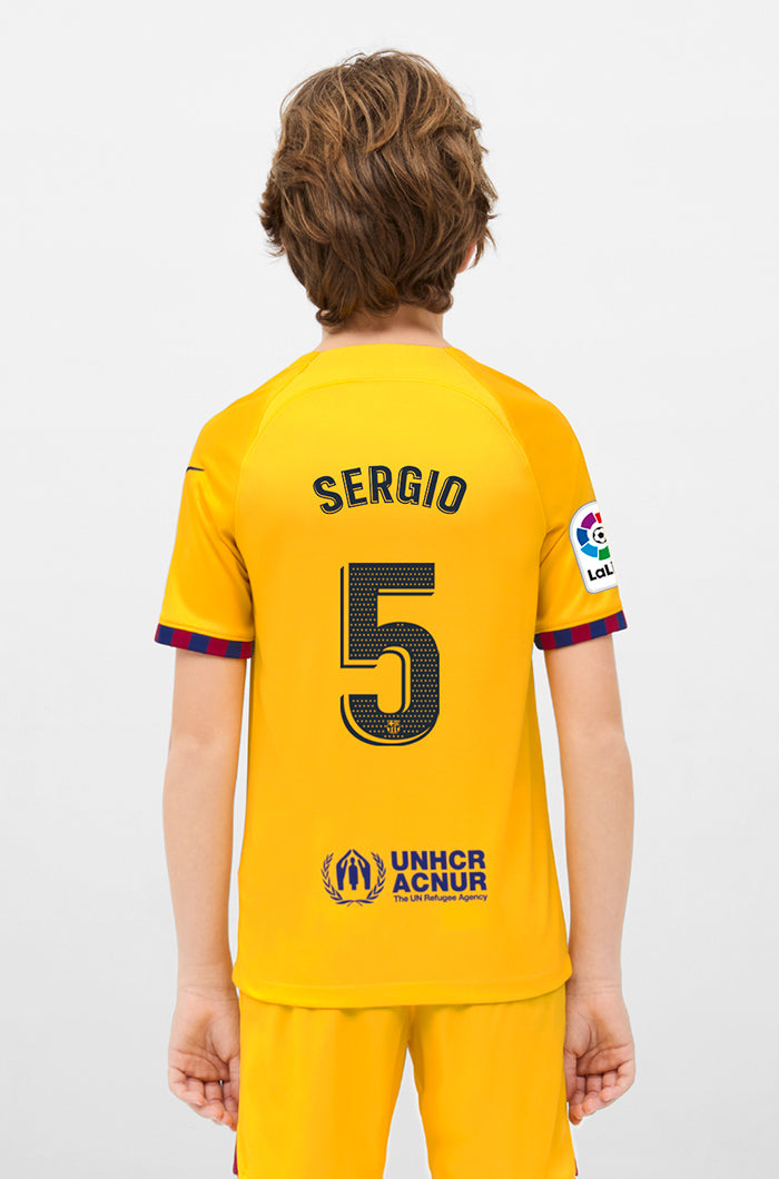 LFP - Samarreta 4t equipament FC Barcelona 22/23 - Junior - SERGIO