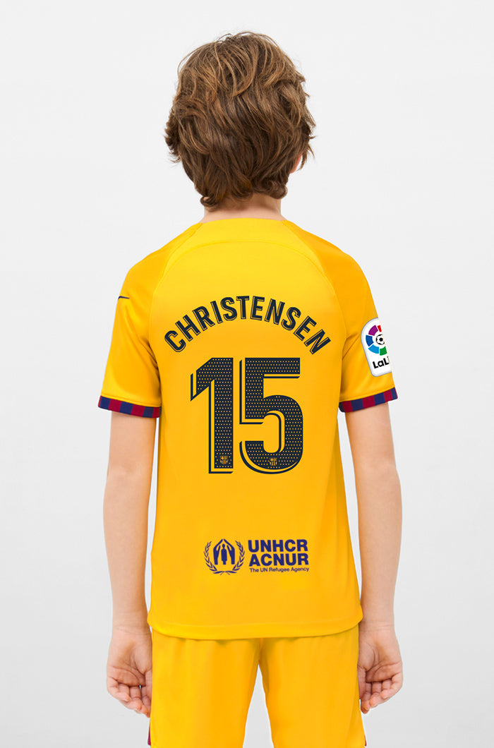 LFP - Camiseta 4ª equipación FC Barcelona 22/23 - Junior - CHRISTENSEN