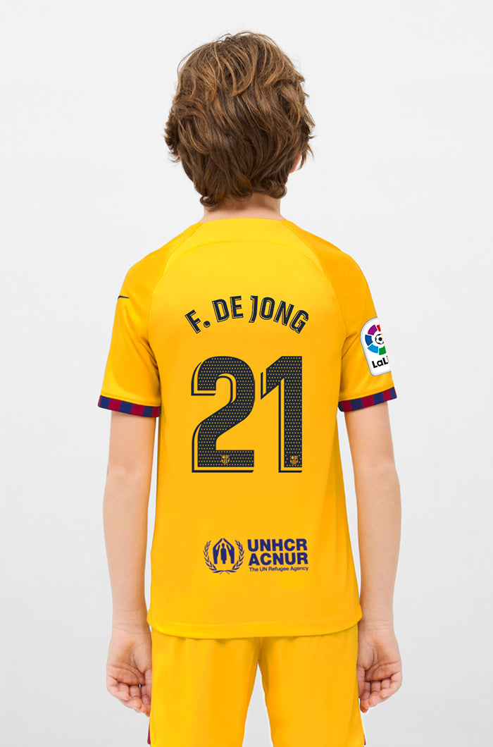 LFP - Set 4 Kit FC Barcelona 22/23 - Junior - F. DE JONG